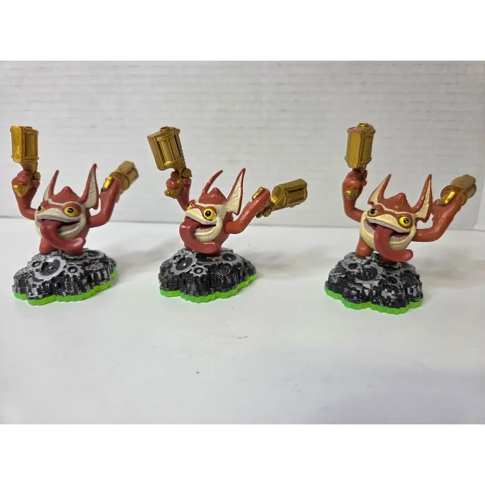 Skylanders Spyro's Adventure Trigger‎ Happy Series 1 Tech Figure Lot of 3